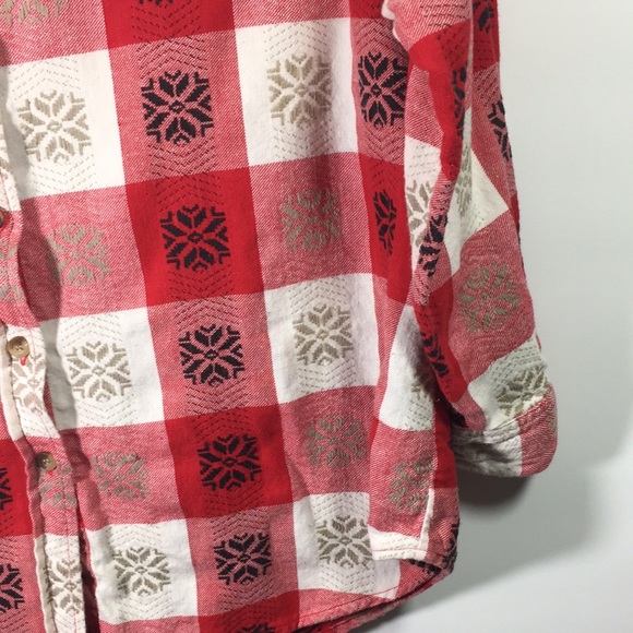 Venezia Plaid  Long Sleeve Shirt/Top Size 14/16 - Picture 4 of 8